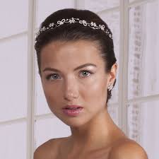 Silver Bridal Headband Abby