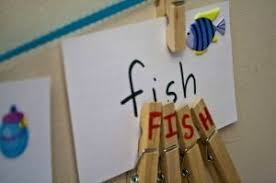 Clothespin Spelling Activity Fine Motor Activities Clothes Pins Preschool Activities