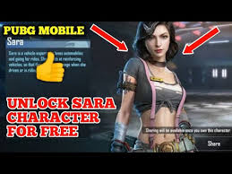Therefore, there is no need to expend uc . How To Unlock Sara Character For Free Pubg Mobile Unlocked Sara Free Pubg Mobile Youtube