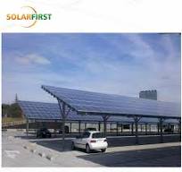 Carport Mounting Ground Mounting System Solar Carport Steel Structure for  Parking