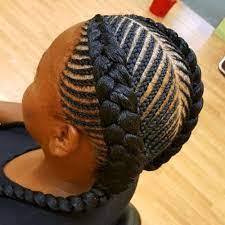 2 Goddess Braids And Cornrows Braids With Weave Goddess Braids Cool Braid Hairstyles