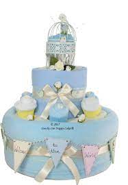 Vintage Tea Party Baby Boy Nappy Cake Baby Shower Centre Piece Idea Www Coochycoonappycakes Co Uk Baby Boy Gifts Baby Cake Baby Shower Centerpieces