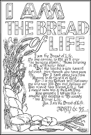 Acts of the apostles coloring pages. Bread Of Life 1 Coloring Page Sermons4kids