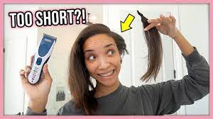 I Cut All My Hair Off It S Really Short Youtube