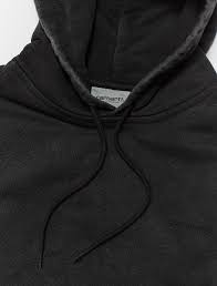 Carhartt durability and familiar hoodie comfort mean you can strap on your tool belt or relax with equal ease. Carhartt Wip Hooded Mosby Sweatshirt In Black Voo Store Berlin Worldwide Shipping