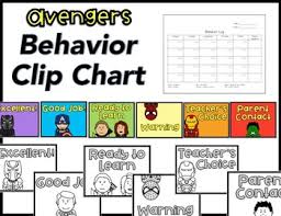 Behavior Clip Chart Avengers