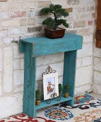Love This Turquoise Rustic Skinny Wall Table On Zulily Zulilyfinds Wall Table Skinny Tables Turquoise Table