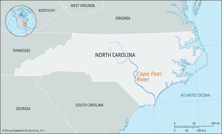 Cape Fear River | North Carolina, Movie, Map, & Facts | Britannica