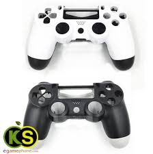 Ps4 Custom Black White Mix Front Back Replacement Housing Shell Case For Ps4 Controller Playstation 4 Ps4 Controller Custom Ps4 Controller Wireless Controller