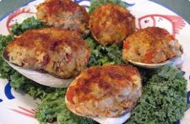 Tim o'toole's famous stuffed quahogs. Narragansett Beer Baked Stuffed Quahogs Narragansett Beer