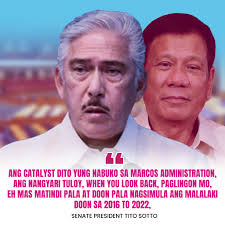 Senate President Tito Sotto sinabing mas malaki ang anomalya sa Flood  Control sa administrasyong Duterte.