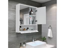 Posted on april 16, 2015author mihai. Giantex Armoire De Salle De Bain Avec 2 Porte Miroir Armoire A Pharmacie En Bois Avec