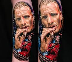 Of all the burning questions on our minds day in and day out — including those related to what corey taylor thinks — the most pressing of all, unquestionably, concerns his opinion of face tattoos. Corey Taylor Tattoo By Lena Art Post 28534