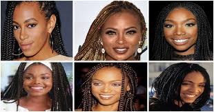 Des tresses au fil avec une variante: Ajf Tresse Africaine A La Mode Nalan Com Sg