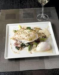 Turbot A La Plancha œuf Poche Et Bellota Recette Oeuf Poche Cuisine Italienne Idee Recette