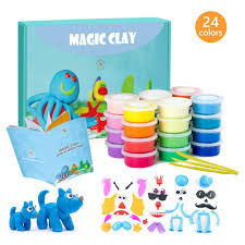 See more ideas about clay crafts, polymer clay crafts, clay projects. Modeling Clay Kit 24 Colors Air Dry Ultra Light Magic Clay Soft Stretchable Diy Molding Clay With Tools Animal Buy Online In China At China Desertcart Com Productid 126330934