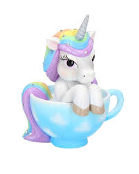 Kostenlose lieferung für viele artikel! Regenbogen Einhorn In Der Teetasse 14cm Karneval Universe