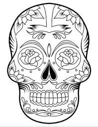Cat colouring pages activity village. Color The Dia De Los Muertos Calavera Skull Freebie Tpt