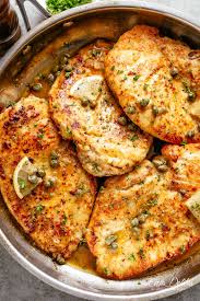 Line a baking sheet with aluminum foil. Chicken Piccata Cafe Delites