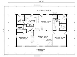 1486 sq ft 1 story 3 bed 68' 11 wide. Log Style House Plan 4 Beds 3 Baths 4496 Sq Ft 117 555 Home Design Floor Plans Bedroom Simple Landandplan