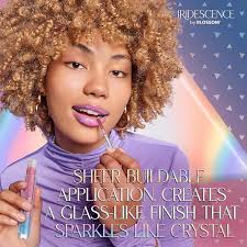 Blossom Iridescence Watermelon Flavored, Longlasting High Gloss, Glitter  Shimmer Sparkle Crystal Lip Gloss, 0.08 fl oz, Ombre Lavender, Tourmaline  Dream