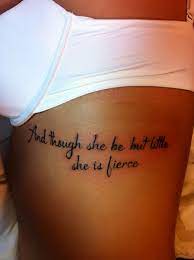 Fierce Tattoos Google Search Fierce Tattoo Side Quote Tattoos Tattoos Did you liked our post about short tattoo quotes? fierce tattoo side quote tattoos