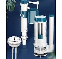 Toilet Fill Valve, Dual Flush Valve,Toilet water tank Parts Replacement,  Converter Kit, inlet valve toilet drainage valve