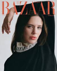 New cover production for @harpersbazaarnl with queen @delfichaves ✨ Editor  in chief: @miluskavantlam Photographer: @carolinasosaabo Styling:  @giedre.malinauskaite Talent: @delfichaves draagt jurk en broche @moschino,  witgouden klassieke en brushed ...