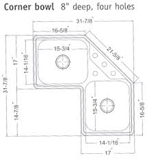 Dimensions of kitchen cabinets refer as a determination of standard kitchen cabinets sizes in construction and remodeling industry. Corner Kitchen Sinks