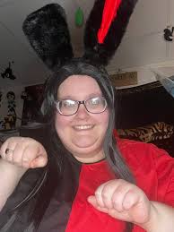 Secretly enjoying a hair-brushing party....