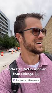 The city is even windier than Chicago Illinois! 💨#rochester #minnesota  #chicago #illinois