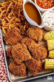 It's super easy to make this fakeaway dish, and it's also so much better for you. Oven Baked Kfc Style Chicken Kentucky Fried Chicken Slimming Eats Weight Watchers And Slimming World Recipes