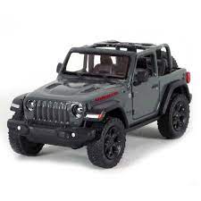 We offer jeep soft tops replacement soft tops and even fabric replacements for you existing wrangler soft top hardware from mopar rugged ridge and rampage. 5 Die Cast 2018 Jeep Wrangler Rubicon Conv Grey 1 34 Scale Walmart Com Walmart Com
