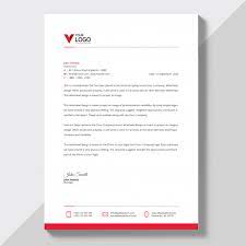 Colorful line border company letterhead. Free Vector Modern Company Letterhead