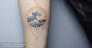 The great wave of kanawaga, also known as the great wave, is one of the most famous examples of japanese art in the world. The Great Wave Off Kanagawa Tattoo On The Right Inner