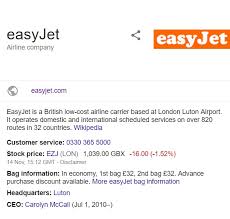 Easyjet Customer Service Phone Numbers Helpline 0330 365 5000