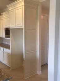 Raised Panel Finished End Floor To Ceiling Cabinet Kitchen Cabinet Styles Tall Kitchen Cabinets Floor To Ceiling Cabinets