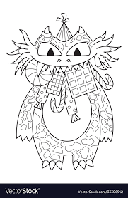 Jane thomas created this images by mixing and matching different combinations of hand soap, shampoo, shower gel, sugar, and water. Doodle Halloween Coloring Book Page Cute Monster Vector Image