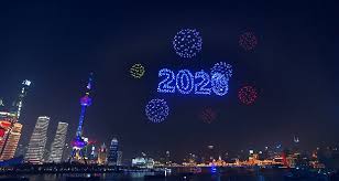 Above the o2, 300 drones formed a series of images to reflect 2020, including paying tribute to the nhs, captain sir tom moore and black lives. Chinese Fake New Year Fireworks With 2 000 Drones