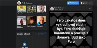 Join facebook to connect with pavla svrčinová and others you may know. Lakatos Krade V Karantene Bavila Hygienicka Na Siti Ted Profil Smazala Idnes Cz