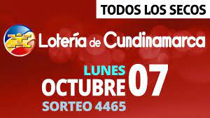 La loteria de cundinamarca juega los lunes a las 10:35 pm, cuando es lunes festivo el sorteo se realiza el siguiente día hábil. Resultado Loteria De Cundinamarca Martes 15 De Octubre 2019 Todos Los Secos Sorteo 4466 Youtube