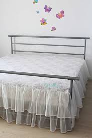 After cutting the slits we removed the u. Easiest Way To Sew A Diy Bed Skirt Easy Peasy Creative Ideas