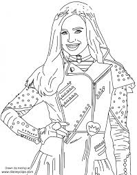 7 Coloring Pages Descendants 2 In 2020 Descendants Coloring Pages Barbie Coloring Pages Disney Coloring Pages