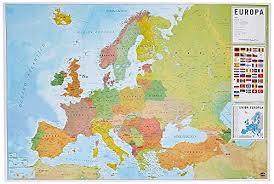 Cartina pista val d aosta mappa cartina carta piantina geografica dell'italia politica universita. Grupo Erik Gpe5045 Poster Mappa Europa Es Fisico Politico Carta Multicolore 91 X 61 5 X 0 1 Cm