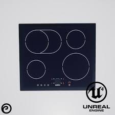 Induction 4 Burner Cooktop Gaggenau By Odesign Archi Highly Detailed 3d Model Of Induction 4 Burner Cooktop Gaggenau Ready T Gaggenau 3d Model Unreal Engine
