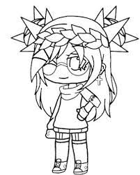 Gacha life é um jogo que nos encanta com seu visual estiloso. Gacha Life Coloring Pages Animationsa2z Desenhos Kawaii Carinhas Kawaii Desenhos Fofos Para Colorir