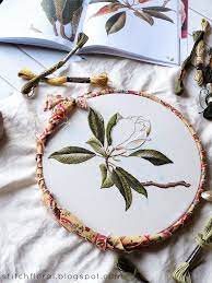 Magnolia Stitch Along Is Coming Apply Now For Discount Embroidery Template Basic Embroidery Stitches Embroidery Projects