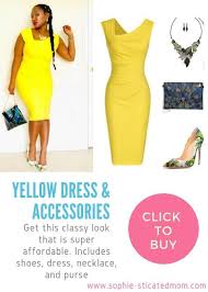 Yellow Cocktail Dress Ideas Yellow Dress Accessories Affordable Dresses Yellow Dress
