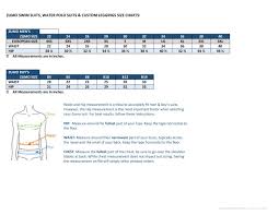 Zumo Sizing Chart