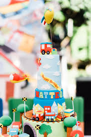 Boy Car Themed Birthday Party For 2 Year Old A Colorful Transportation Themed Party For Matteo Transportation Birthday Transportation Birthday Party Trains Birthday Party